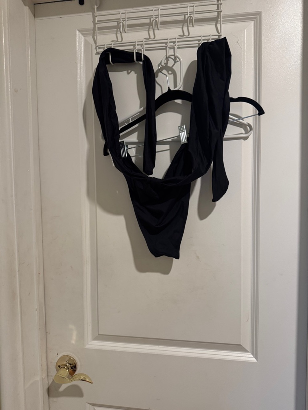 Black One-Piece Swimsuit